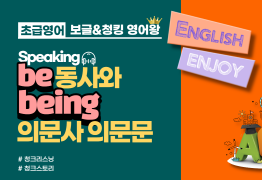 [초급]be동사와 being 의문사 의문문